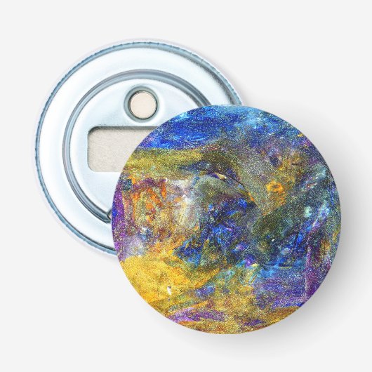 Blue Beast Running Button Flesopener (Voorkant)