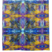 Blue Beast Running Douchegordijn (Voorkant)