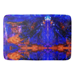 Blue Beast Running Fire Badmat