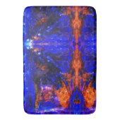 Blue Beast Running Fire Badmat (Voorkant Verticaal)