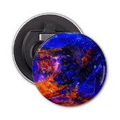 Blue Beast Running Fire Button Flesopener (Voorkant)