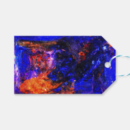 Blue Beast Running Fire Cadeaulabel