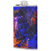 Blue Beast Running Fire Heupfles (Links)