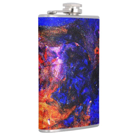 Blue Beast Running Fire Heupfles (Rechts)