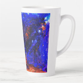 Blue Beast Running Fire Latte Mok
