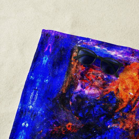 Blue Beast Running Fire Strandlaken (In situ)