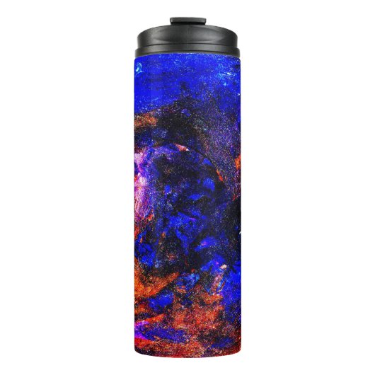 Blue Beast Running Fire Thermosbeker (Voorkant)