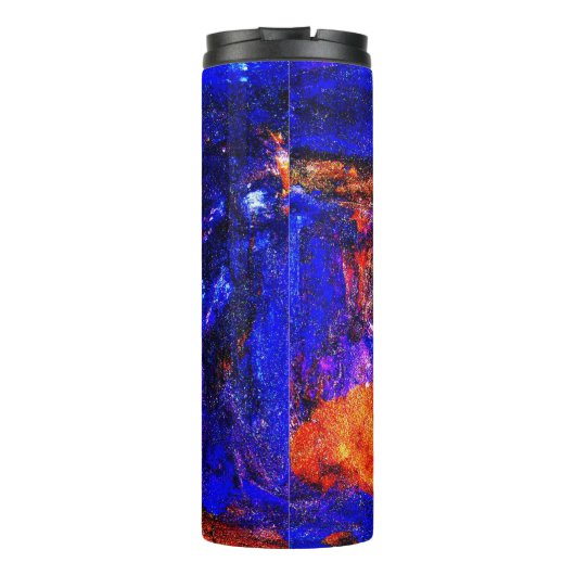 Blue Beast Running Fire Thermosbeker (Achterkant)