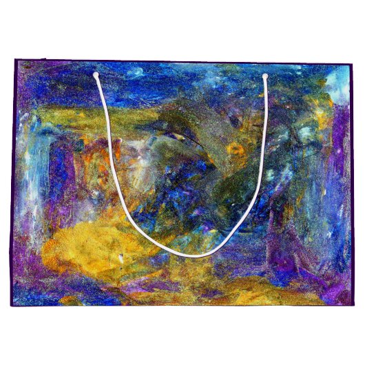 Blue Beast Running Groot Cadeauzakje (Achterkant)