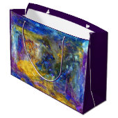 Blue Beast Running Groot Cadeauzakje (Achterkant Gekanteld)