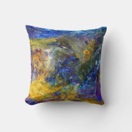 Blue Beast Running Kussen