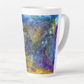 Blue Beast Running Latte Mok (Rechterhoek)