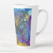 Blue Beast Running Latte Mok (Rechts)