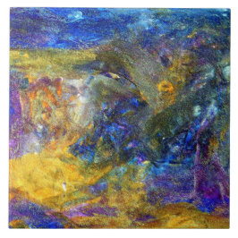 Blue Beast Running Tegeltje