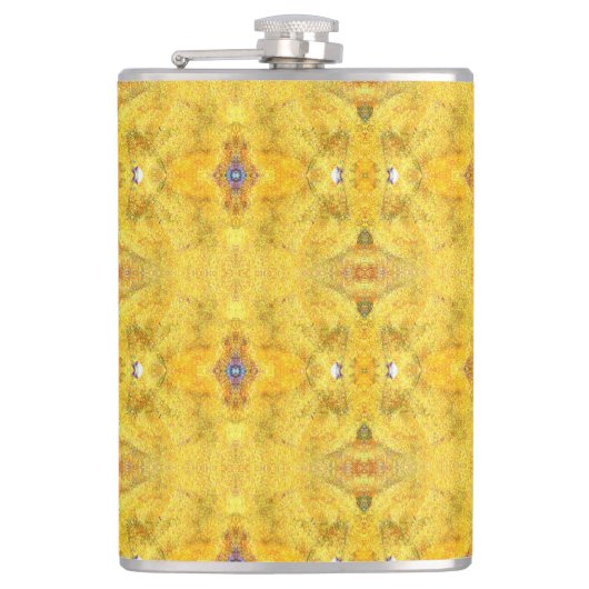 Blue Beast Running Yellow Heupfles (Voorkant)