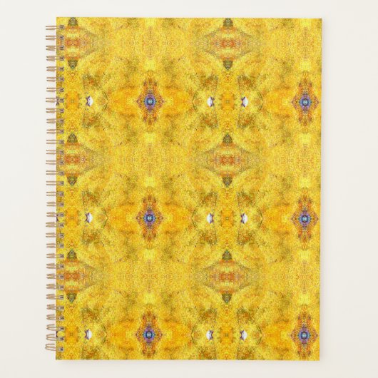 Blue Beast Running Yellow Planner (Voorkant)