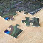 Blue Beauty Peacock Legpuzzel (Zijkant)