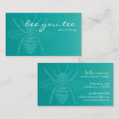 Blue Bee Bizcard Visitekaartje (Voorkant / Achterkant)