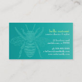 Blue Bee Bizcard Visitekaartje (Achterkant)