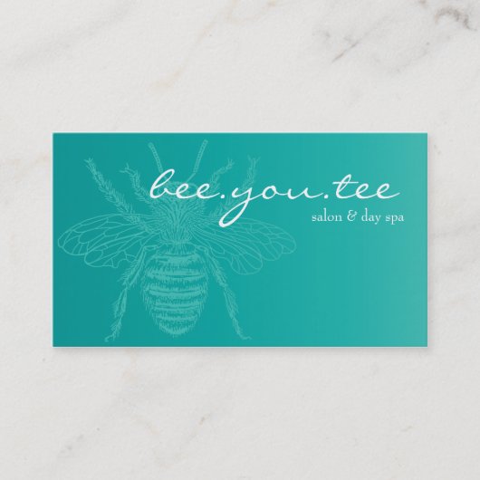 Blue Bee Bizcard Visitekaartje (Voorkant)