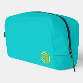 Blue Bee-Duty Bag | Yellow Bee Logo Toilettasje