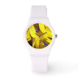 Blue Bee N De Gele Zonnebloemen Horloges