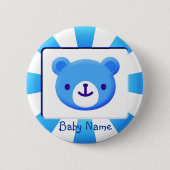 Blue Beer Baby Button (Voorkant)