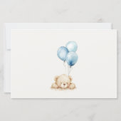 Blue Beer ballon advies voor moeder Baby shower (Achterkant)