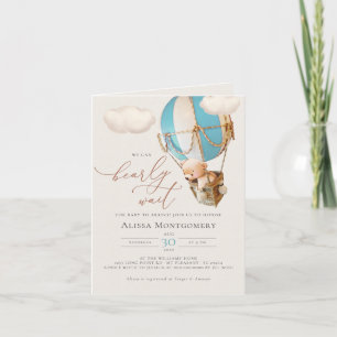 Blue Beer Hot-Air Ballonuitnodiging