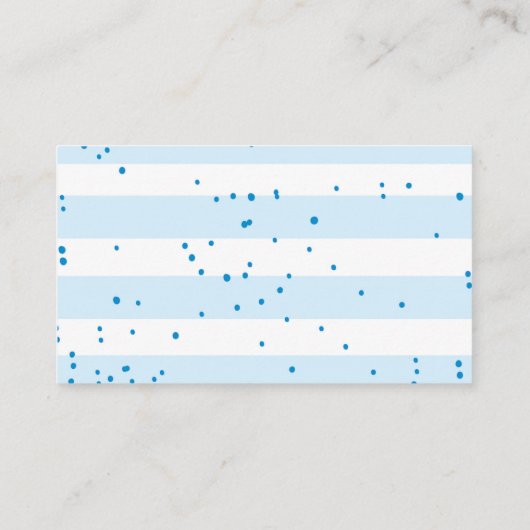 Blue Beer Luier Raffle Ticket Informatiekaartje (Achterkant)