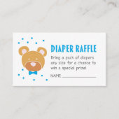 Blue Beer Luier Raffle Ticket Informatiekaartje (Voorkant)