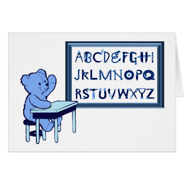 Blue Beer Toolbox Alphabet (Voorkant Horizontaal)