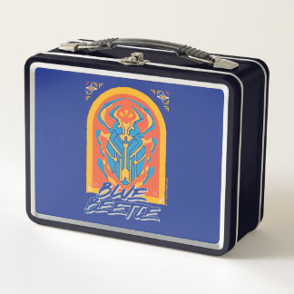 Blue Beetle Scarab Talavera Graphic