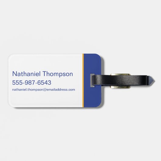 Blue Beetle Scarab Talavera Graphic Bagagelabel (Achterkant horizontaal)