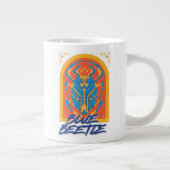 Blue Beetle Scarab Talavera Graphic Grote Koffiekop (Rechts)
