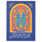 Blue Beetle Scarab Talavera Graphic Klembord (Achterkant)