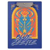 Blue Beetle Scarab Talavera Graphic Klembord (Voorkant)