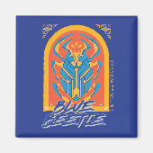Blue Beetle Scarab Talavera Graphic Magneet (Voorkant)