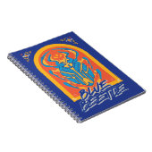 Blue Beetle Scarab Talavera Graphic Notitieboek (Rechterzijde)