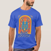 Blue Beetle Scarab Talavera Graphic T-shirt (Voorkant)