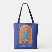 Blue Beetle Scarab Talavera Graphic Tote Bag (Achterkant)