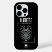 Blue Beetle Scarab Tech Graphic Case-Mate iPhone Case (Achterkant)