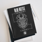Blue Beetle Scarab Tech Graphic Notitieboek