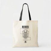 Blue Beetle Scarab Tech Graphic Tote Bag (Voorkant)
