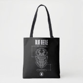 Blue Beetle Scarab Tech Graphic Tote Bag (Voorkant)