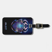 Blue Beetle Scarab Theatrale Poster Bagagelabel (Voorkant horizontaal)