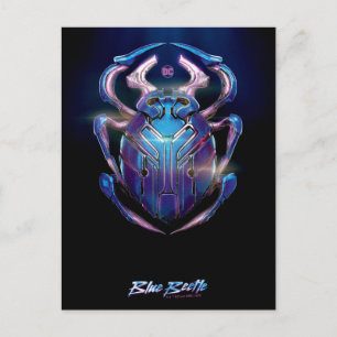 Blue Beetle Scarab Theatrale Poster Briefkaart