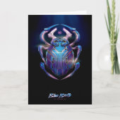 Blue Beetle Scarab Theatrale Poster Kaart (Voorkant)
