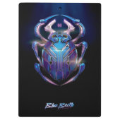 Blue Beetle Scarab Theatrale Poster Klembord (Achterkant)