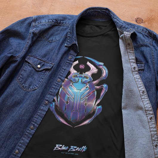 Blue Beetle Scarab Theatrale Poster T-shirt